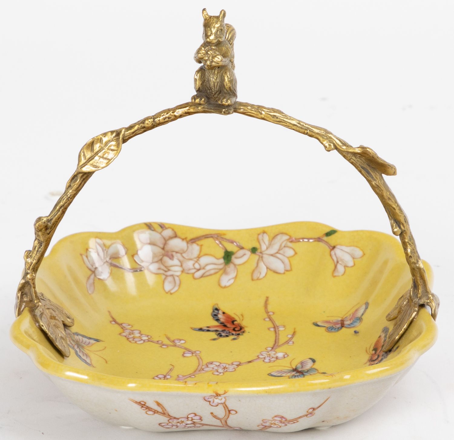 Блюдо с белочкой Glasar 31G2404/C515C/HY2081