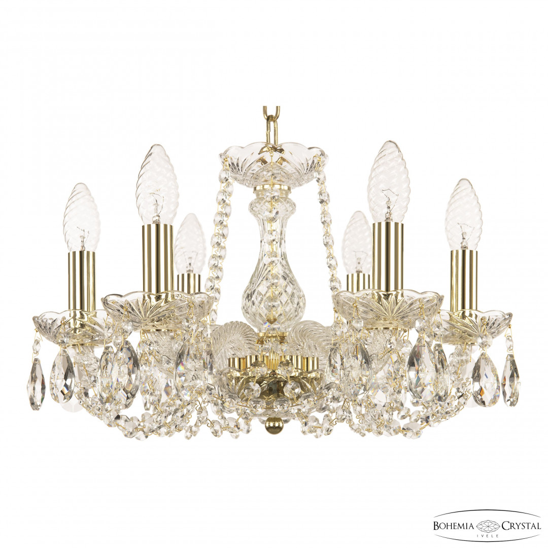 Люстра хрустальная 119/6/141 G Bohemia Ivele Crystal