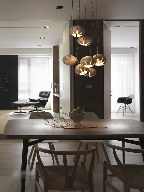 Люстра Louis Wood Led D55 Light wood by ImperiumLoft