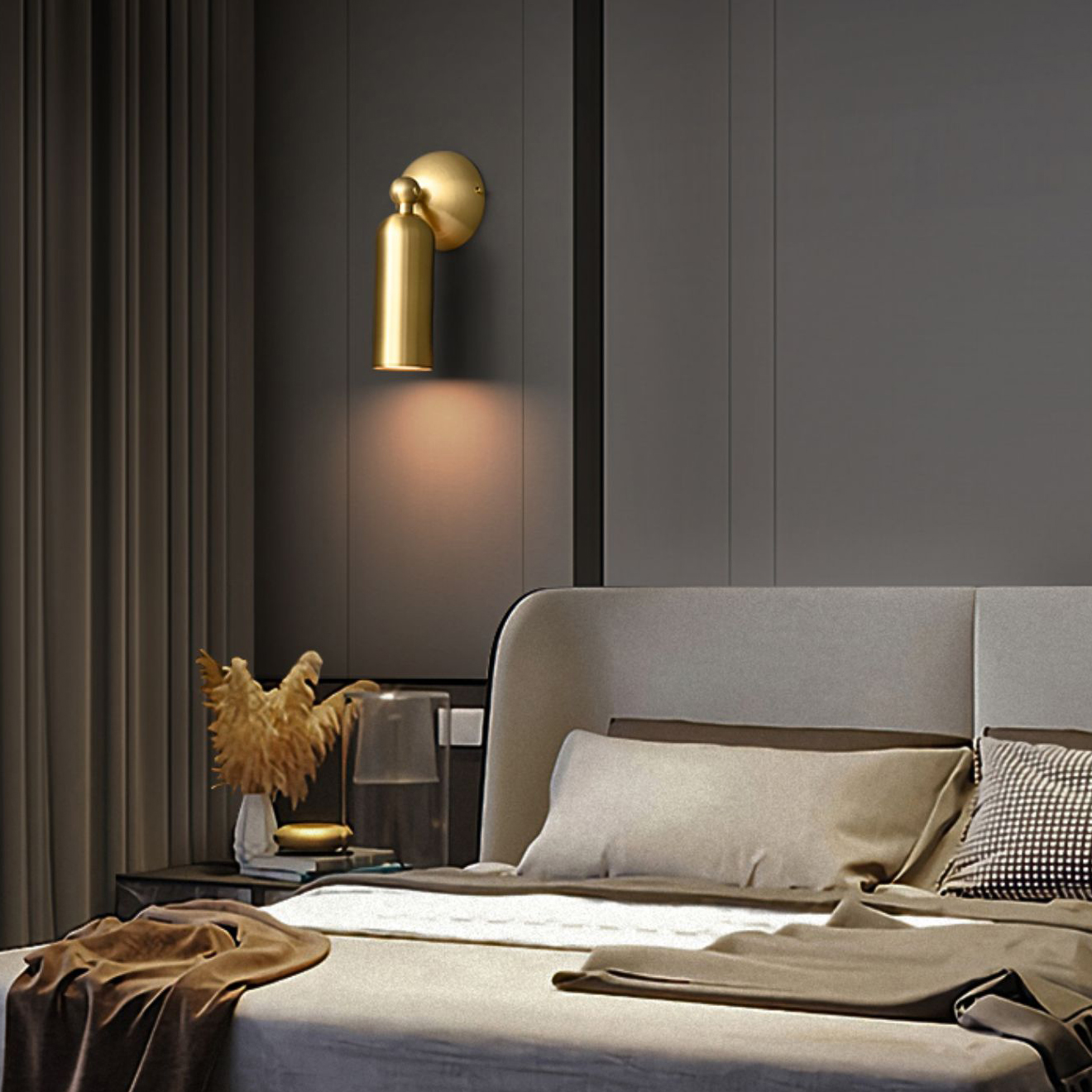 Настенный светильник LEFFE B WALL Black by ImperiumLoft