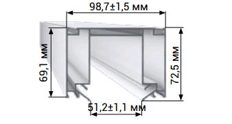 Профиль LumFer LF-TR50