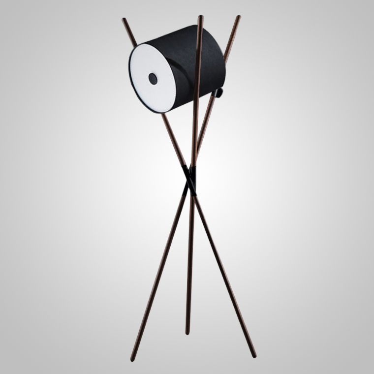 Торшер SHIFT LAMP Dark Brown Black by ImperiumLoft