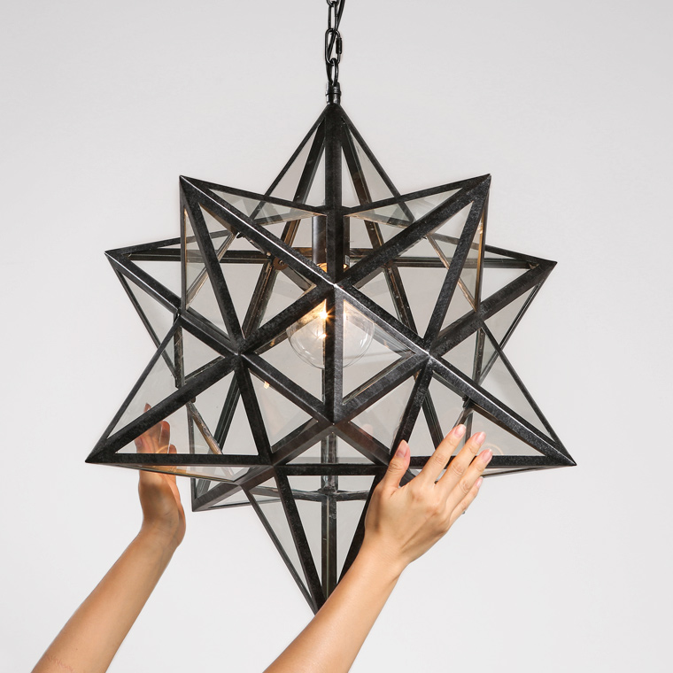 Люстра Black Star Clear Glass 50 См By Imperiumloft