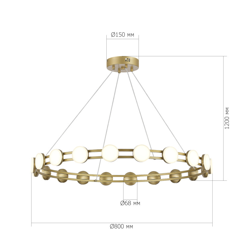 Подвесная люстра ST-Luce SL6610.203.20