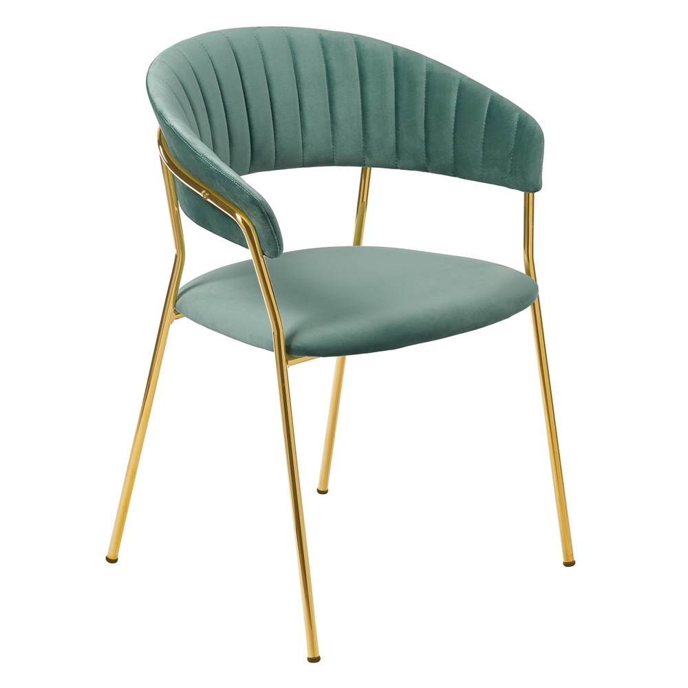 Стул Turin мятный с золотыми ножками Bradex Home FR 0912