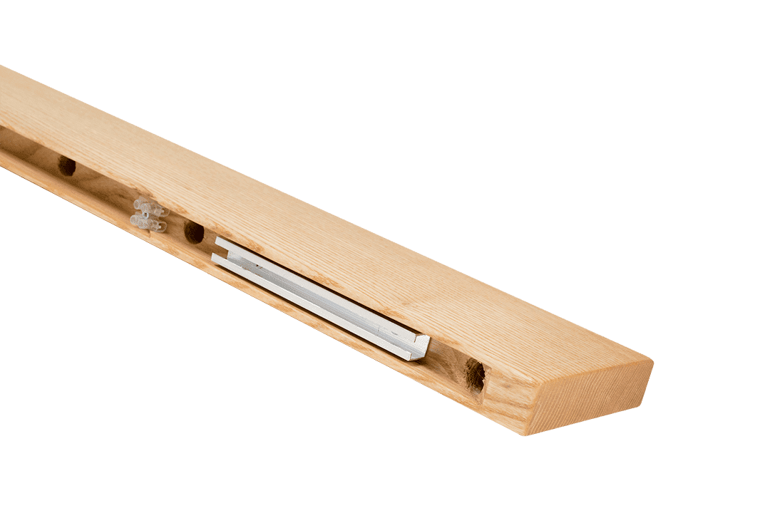 Светильник из массива (ясень белый) Lumker W20-YASBEL-80-10