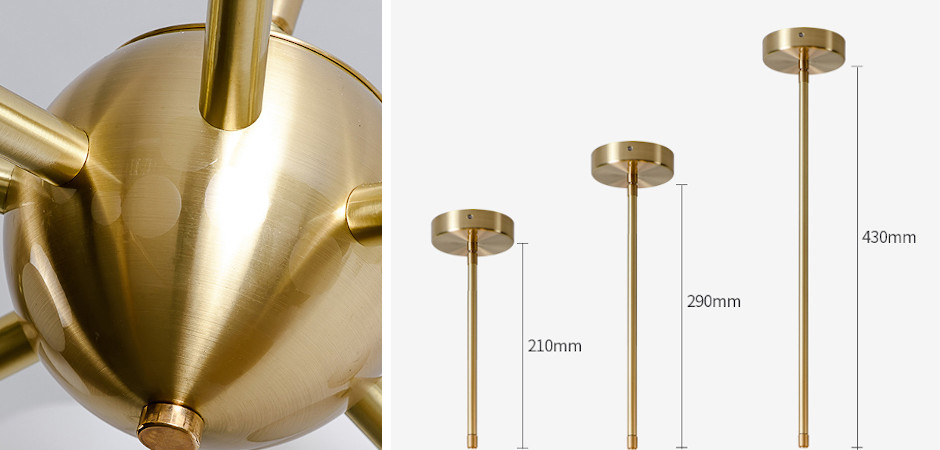 Люстра Cherry Bomb 16 Balls Gold By Imperiumloft