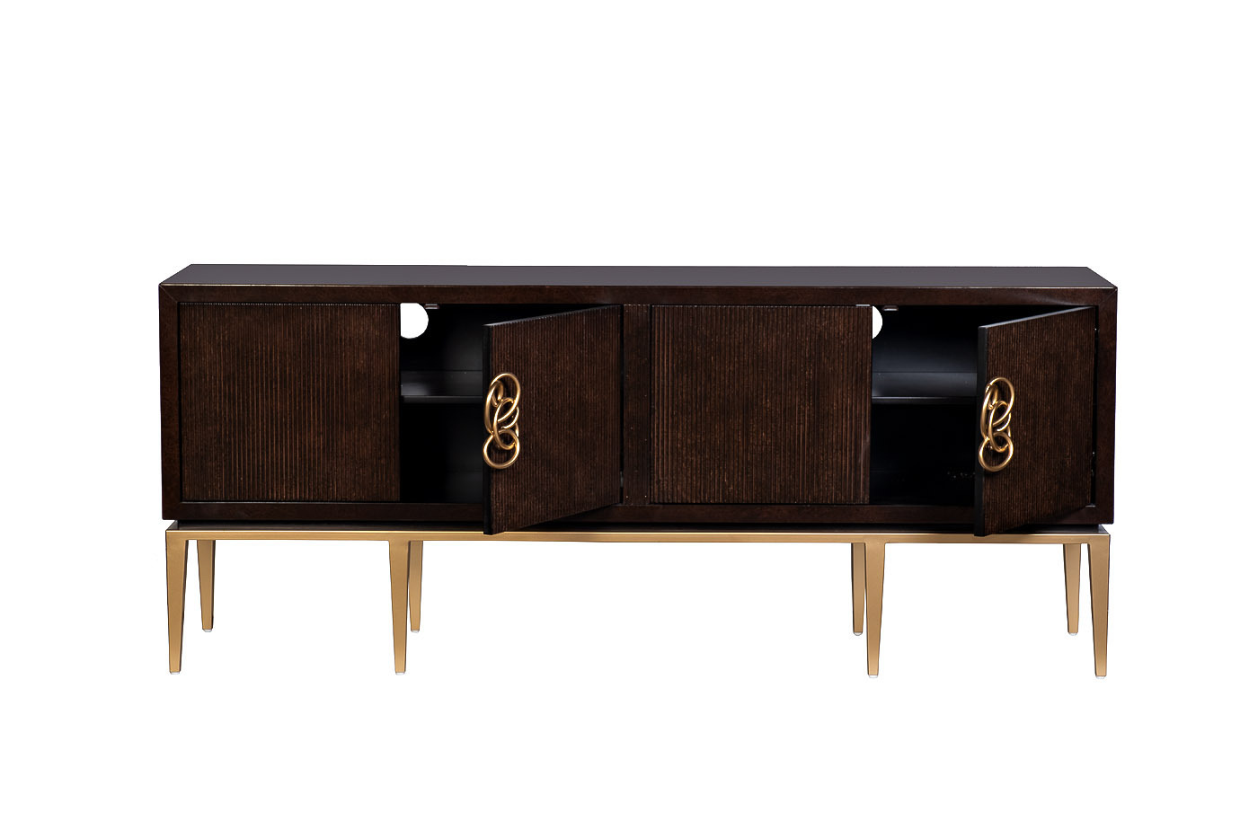 Комод-тумба темно-вишневая Garda Decor ART-2706-S2