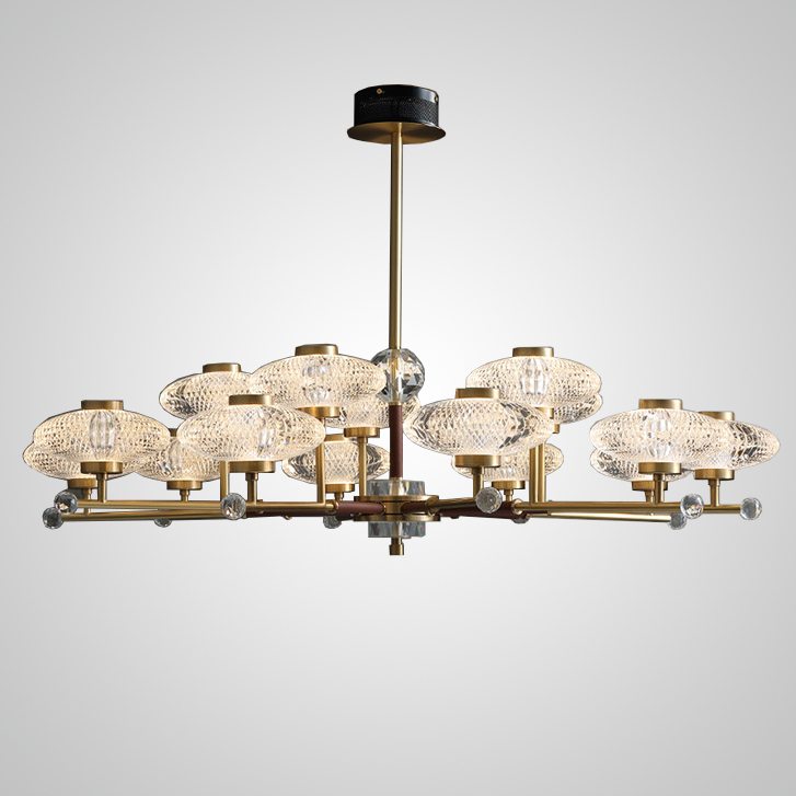 Потолочная люстра NICOL L15 Red by ImperiumLoft