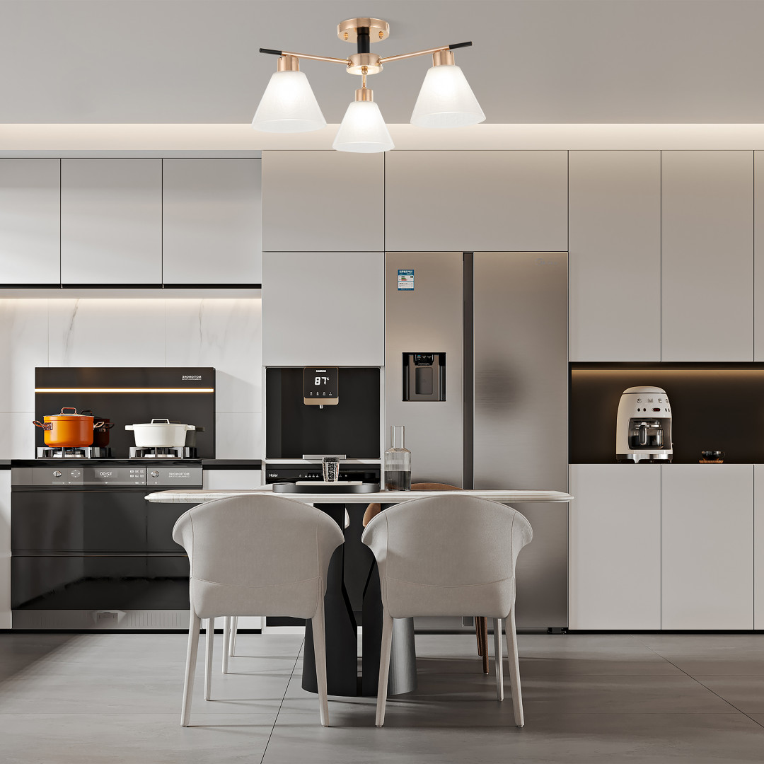 Люстра с плафонами 322119/3 FG+BK Arte Milano