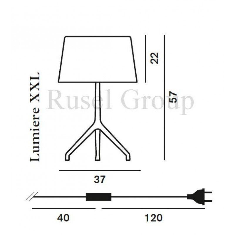 Настольная лампа Foscarini Lumiere XXL tavolo
