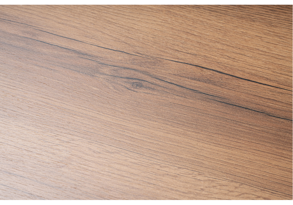 Стол Woodville Леон Лофт черный матовый / дуб делано темный 489684