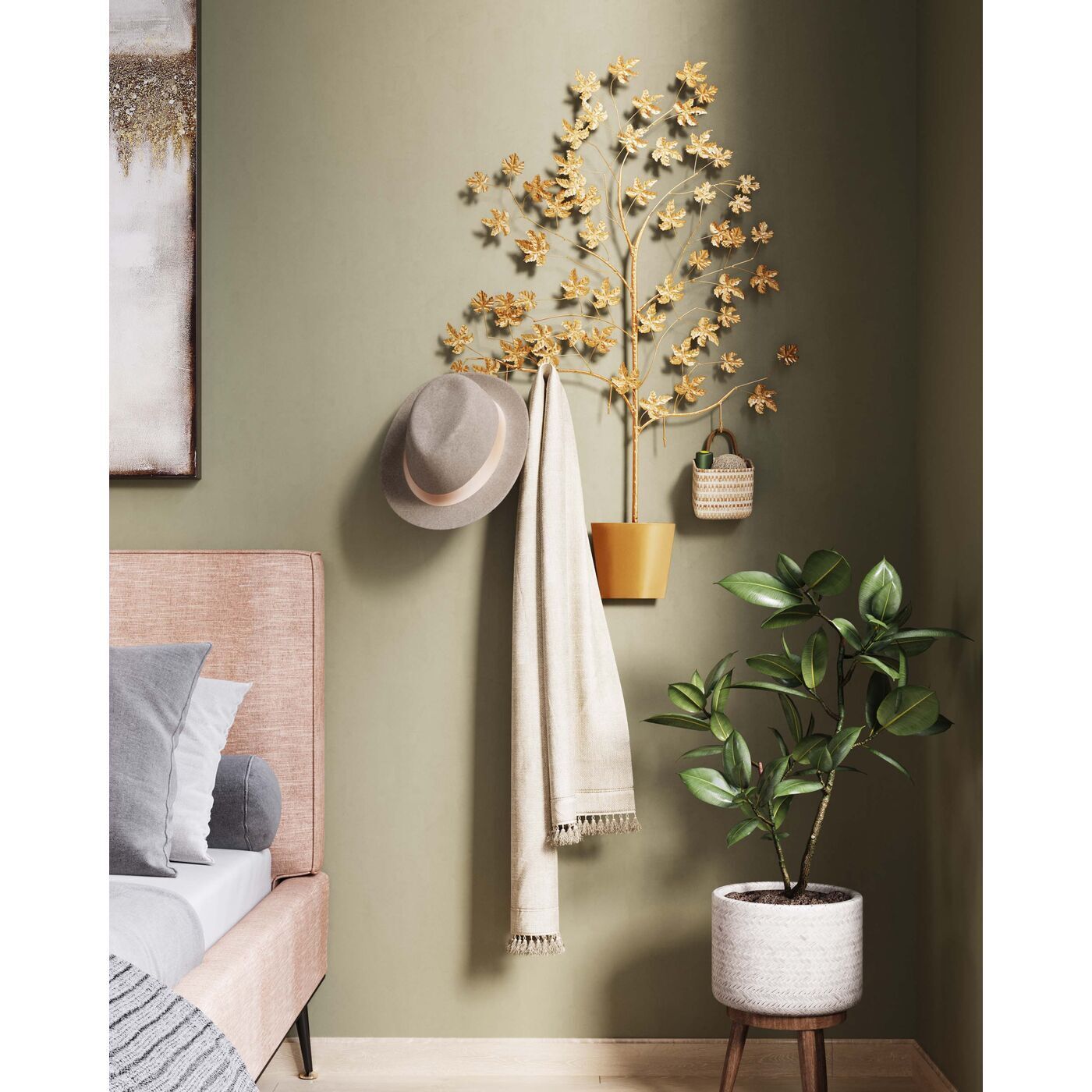 Вешалка настенная KARE Leafs 86124