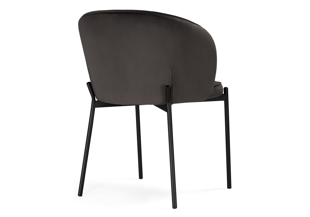 Стул Woodville Нейл серый / черный 528448