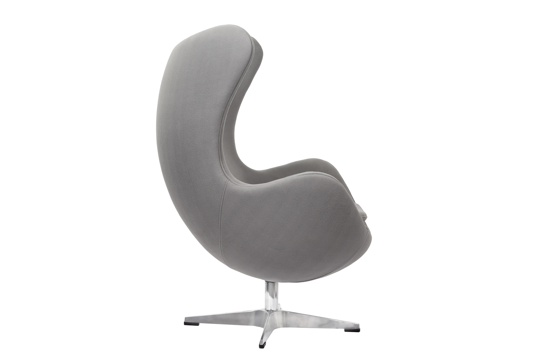 Кресло EGG CHAIR светло-серый кашемир Bradex Home FR 0258