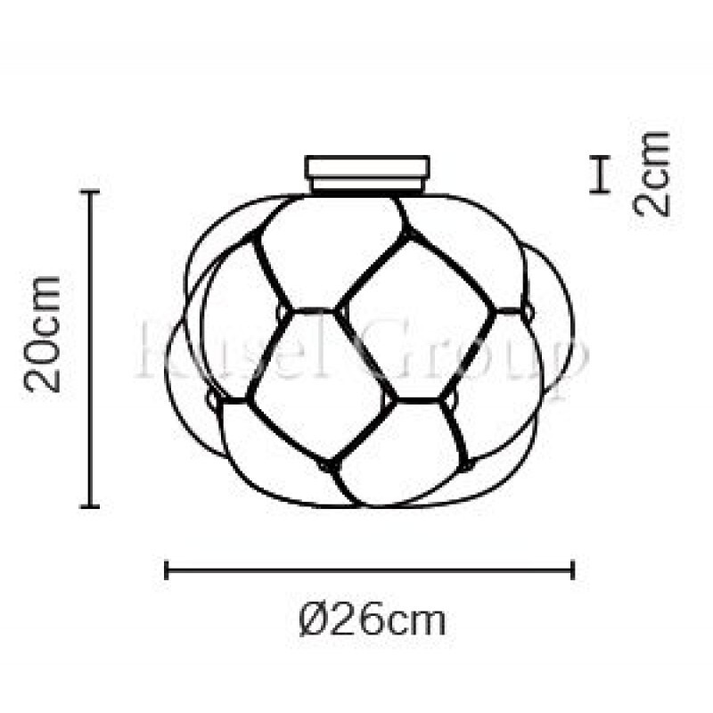 Потолочный светильник Fabbian Cloudy F21 E01 71