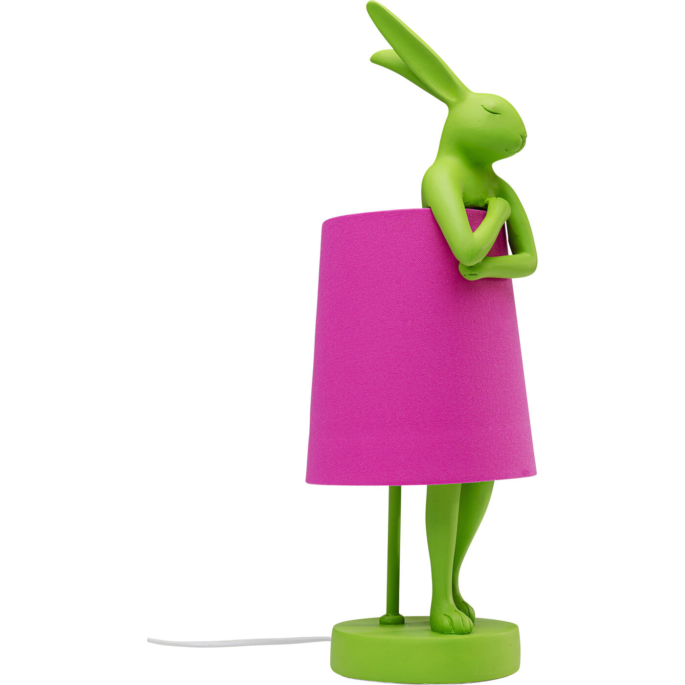 Светильник настольный Animal Rabbit Green/Pink 50cm KARE 56660