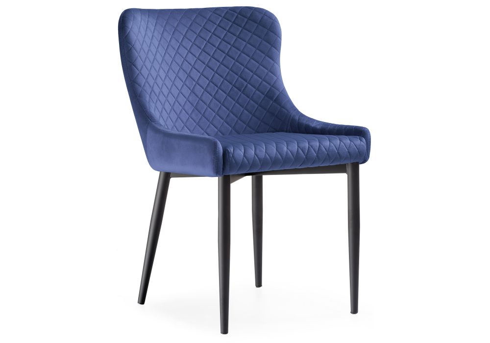 Стул Woodville Teo dark blue / black 15030