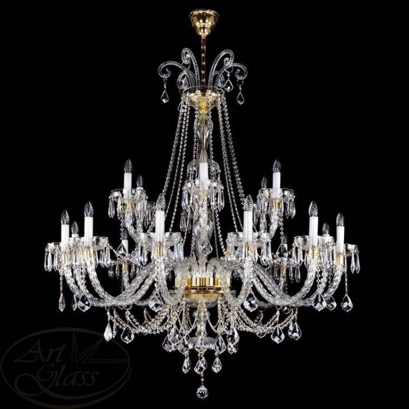 Люстра Artglass MIRELA XVIII. POLISHED CE