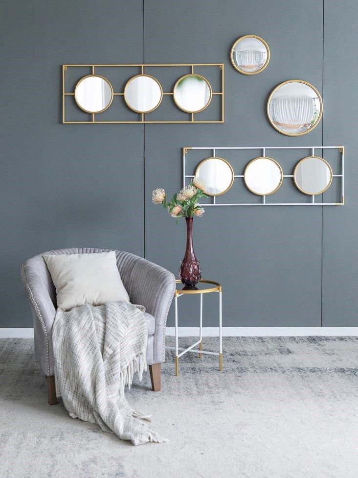 Декор настенный Зеркало выпуклой формы Glasar 82905-DS