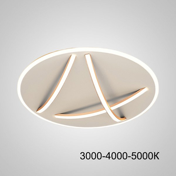 Потолочный светильник HAFTOR D60 Rose Gold Трехцветный свет by ImperiumLoft
