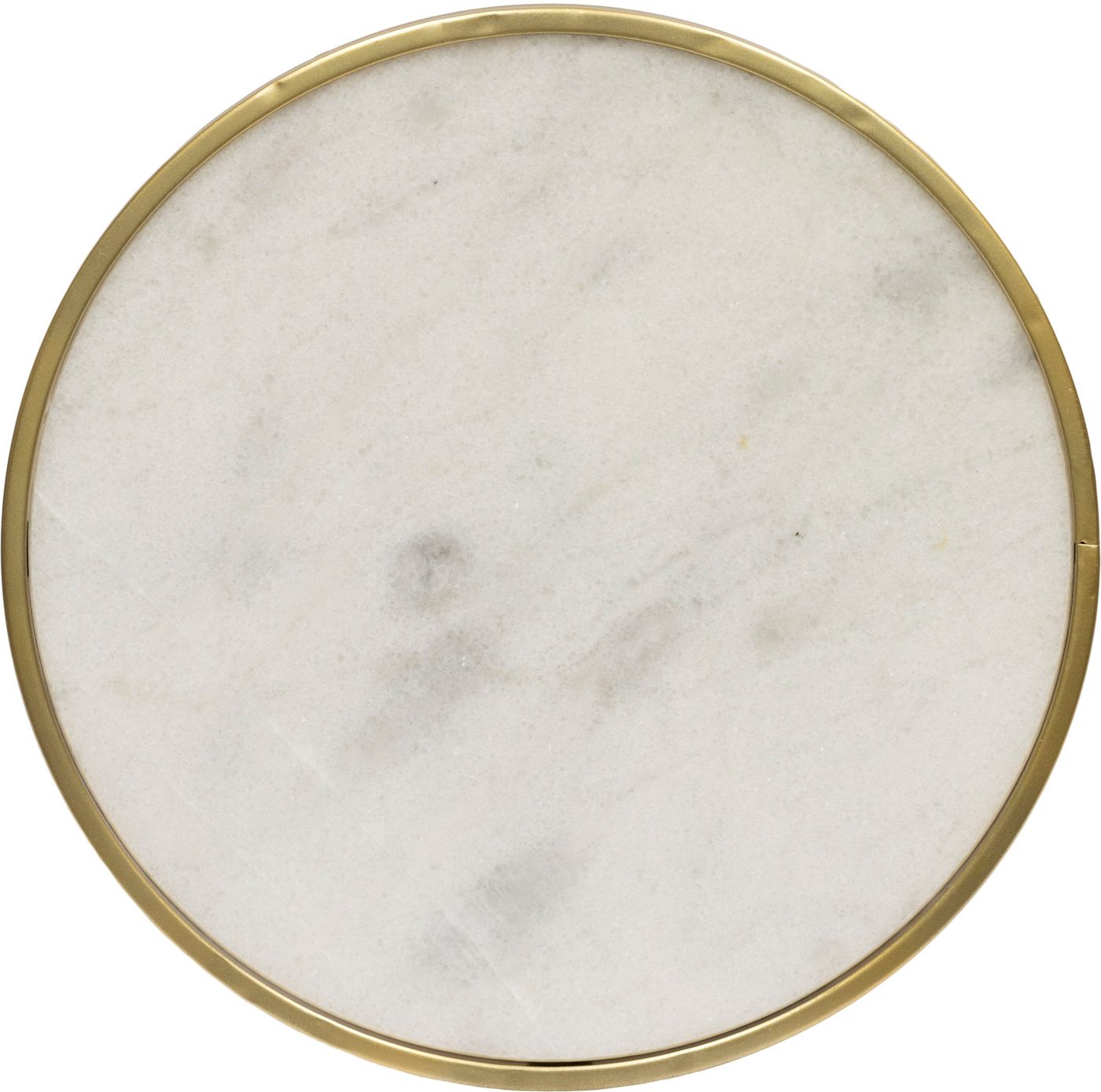 Столик интерьерный с белым мрамором Glasar 54-055