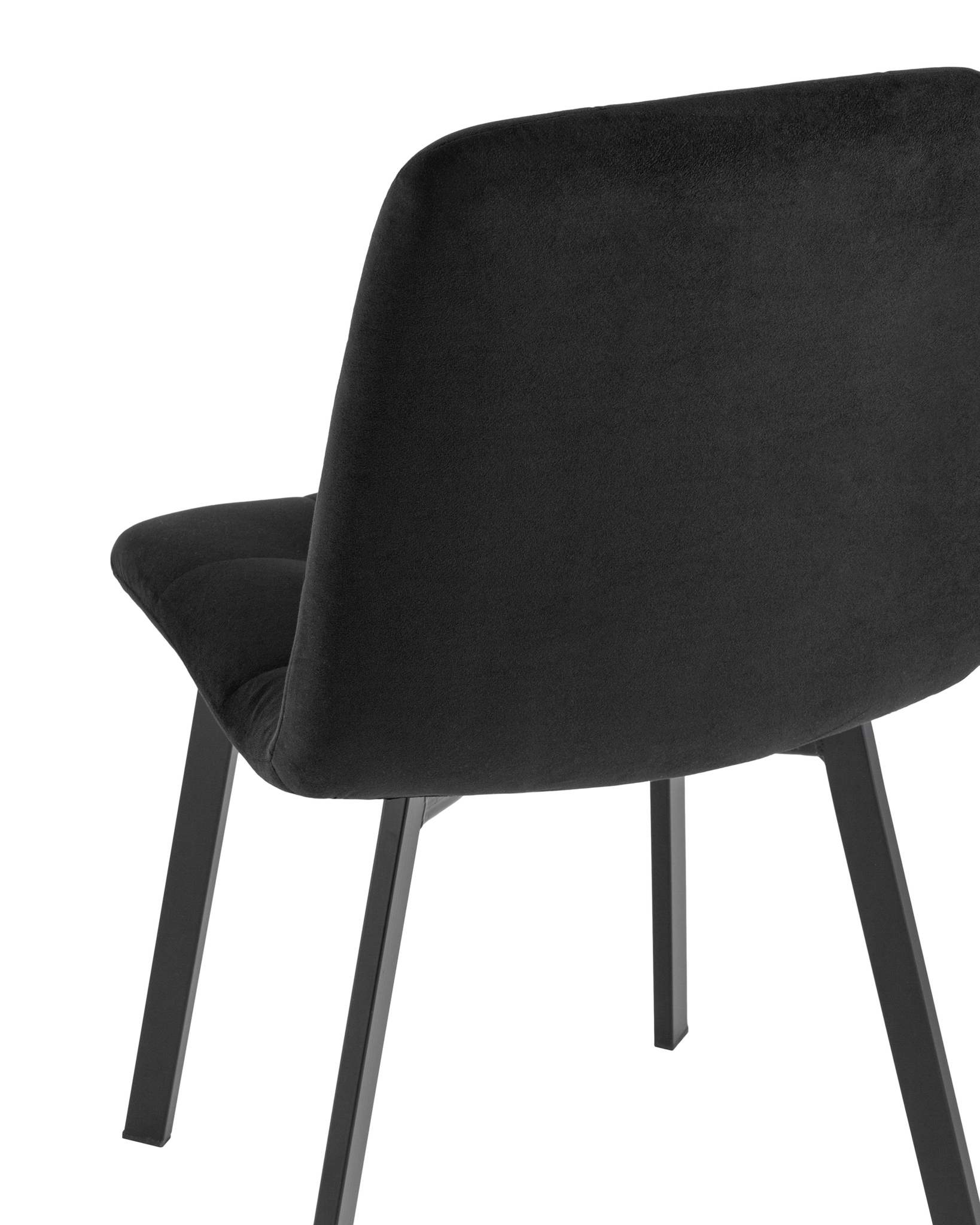 Стул Oliver Square велюр черный Stool Group