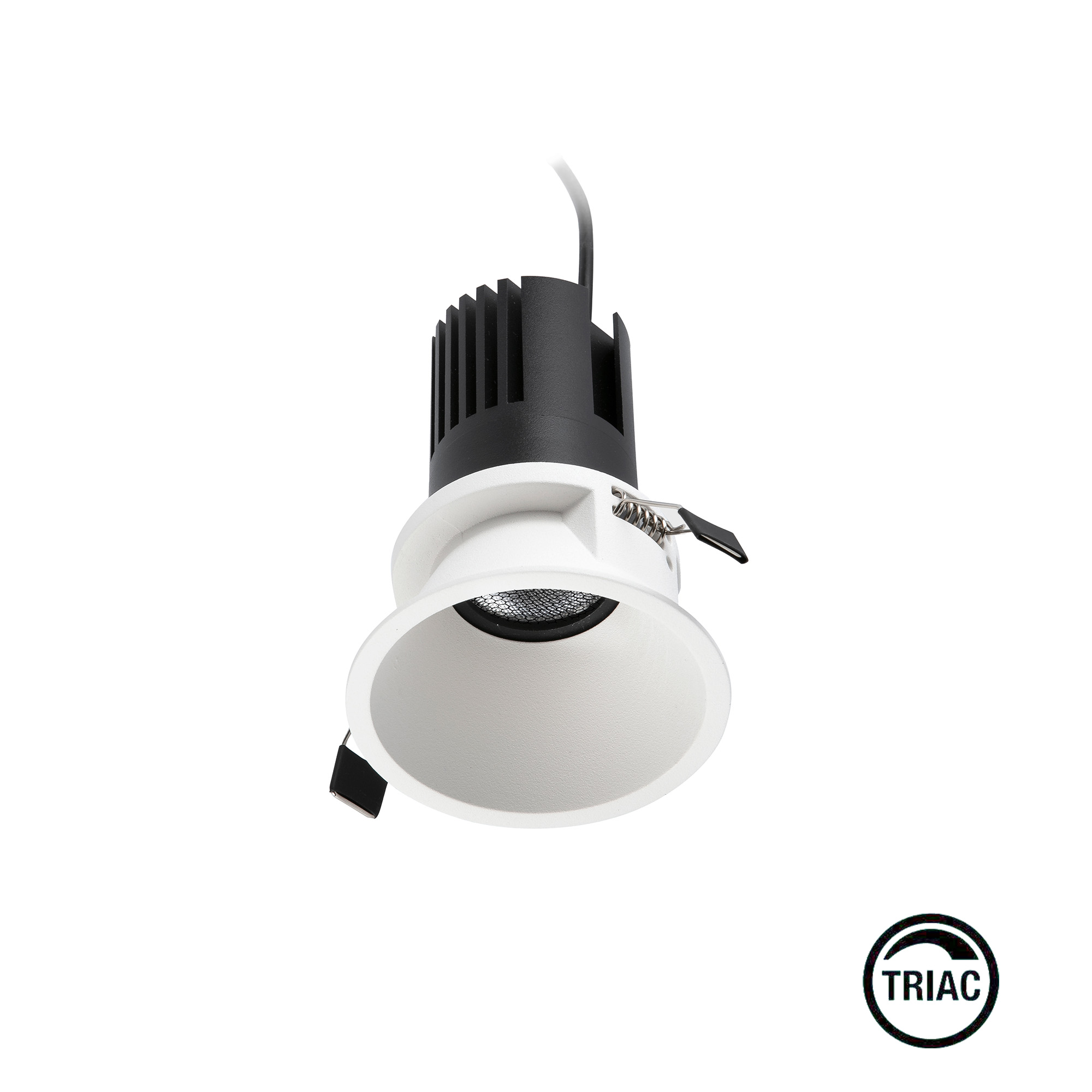 Tulipa Белый встраиваемый даунлайт 7W 15° 2700K CRI90 TRIAC Faro