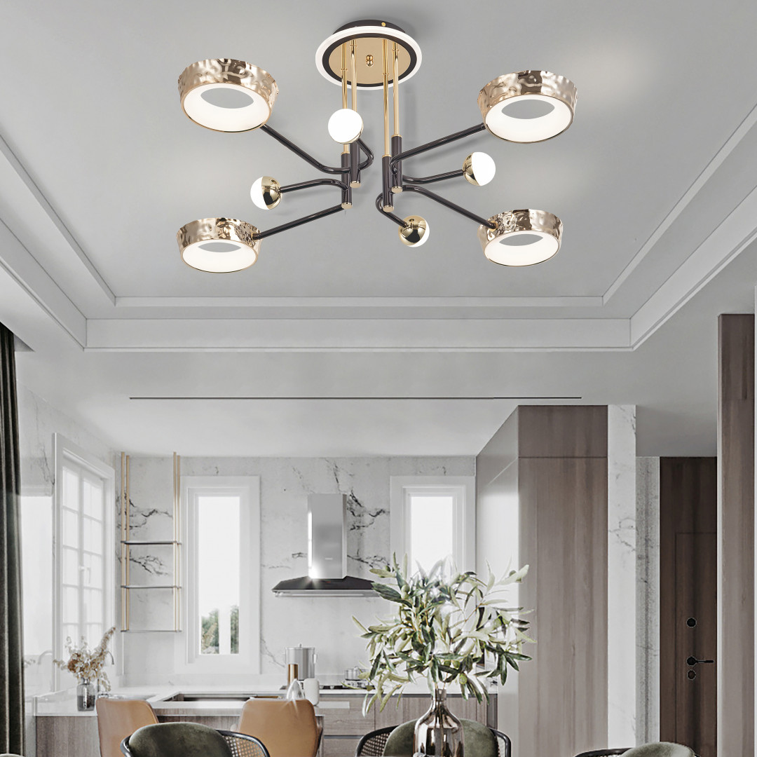 Люстра светодиодная 273210/8 BK/GD Arte Milano