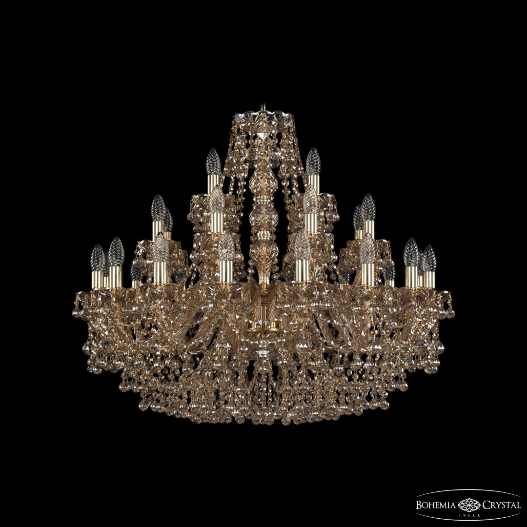 Люстра хрустальная 1409/16+8+4/300 G M721