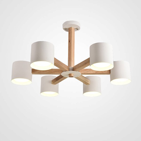 Люстра на штанге MALMO L6 White by ImperiumLoft