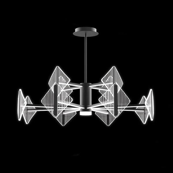 Потолочная люстра KEEN L12 Black by ImperiumLoft