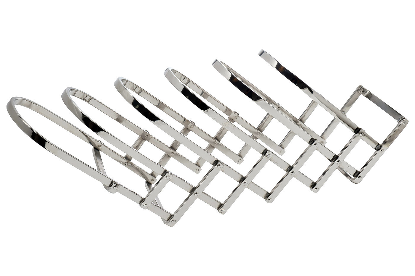 Газетница "City" раздвижная (хром) Garda Decor 94PR-16224