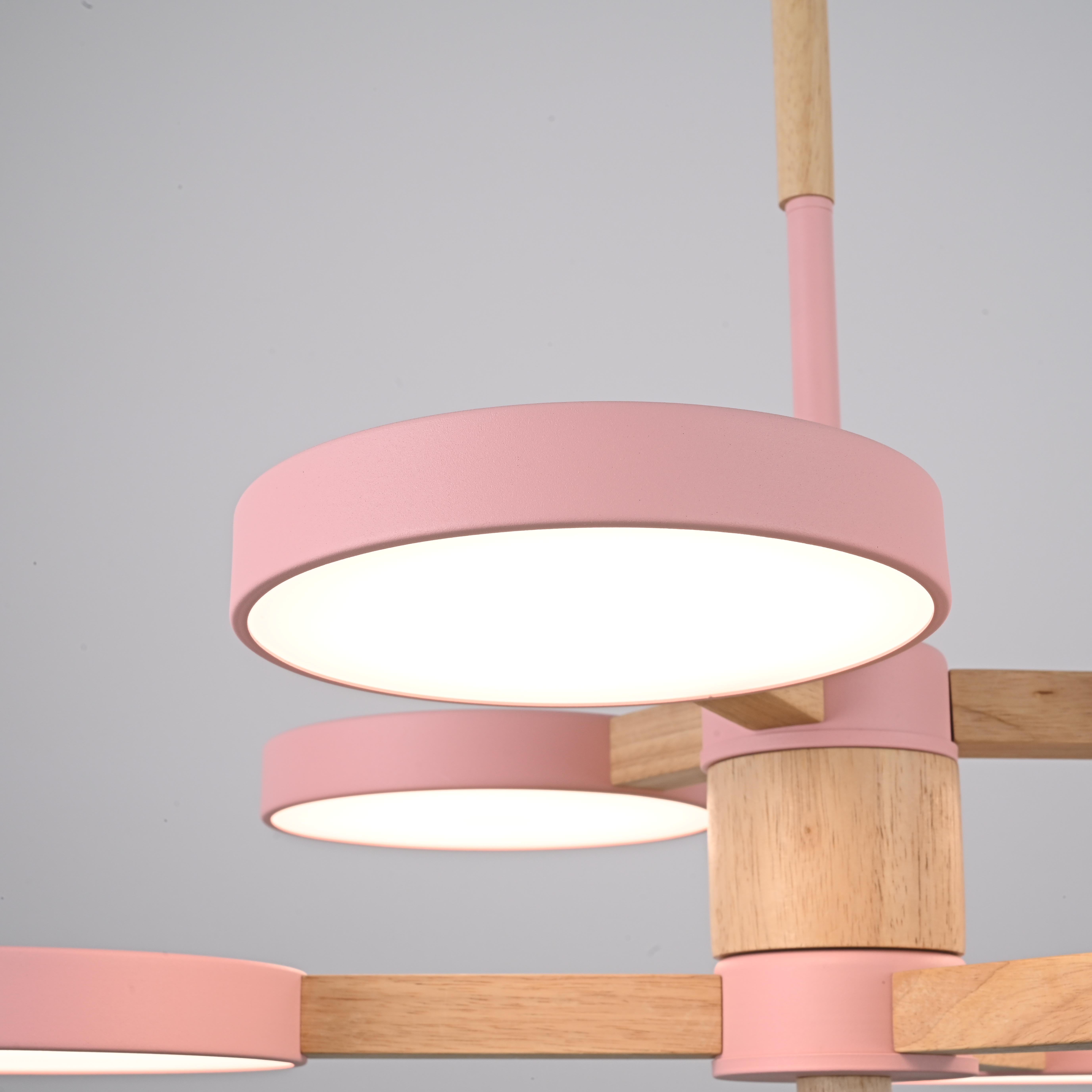 Подвесная люстра TURNA DBL L6 Pink by ImperiumLoft