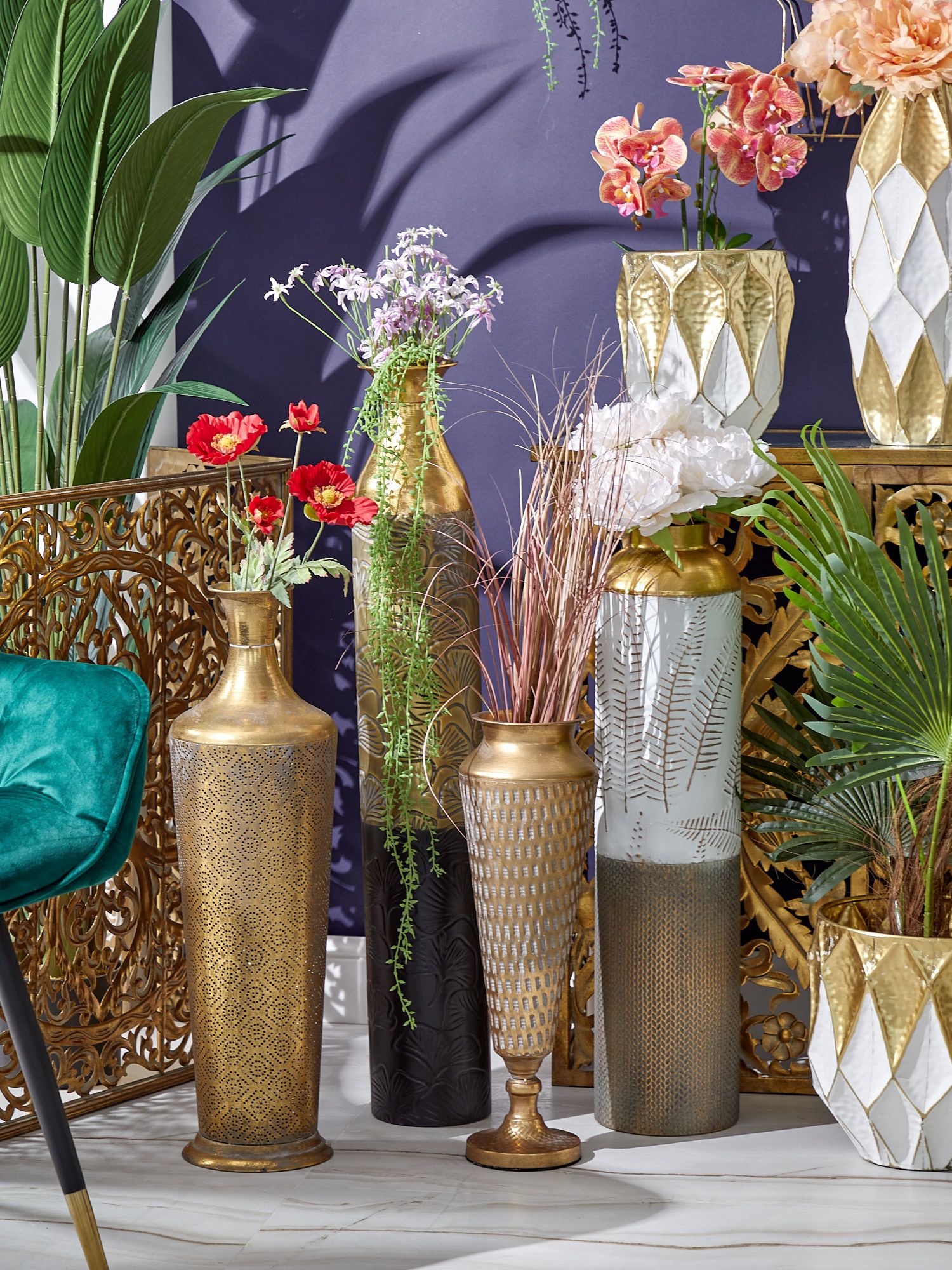 Ваза интерьерная Glasar 57-433