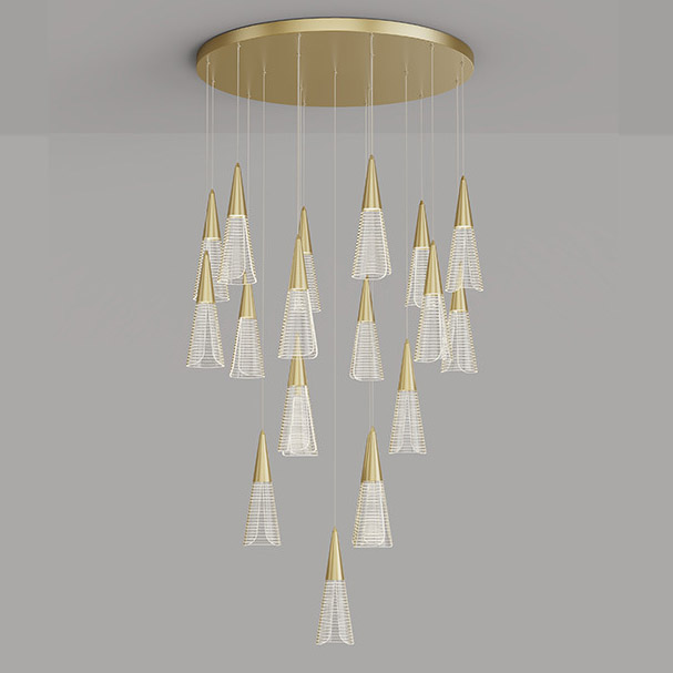 Подвесной светильник MANDORA L19 Black by ImperiumLoft