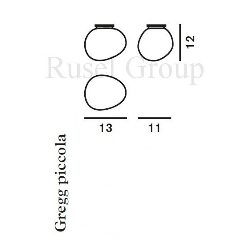 Потолочный светильник Foscarini Gregg piccola SOFFITTO