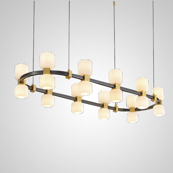 Подвесная люстра WENDEL L12 Grey by ImperiumLoft