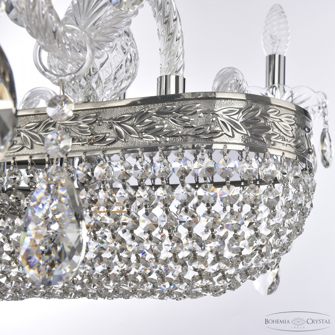 Люстра хрустальная 1452/8/195/800 Ni Bohemia Ivele Crystal