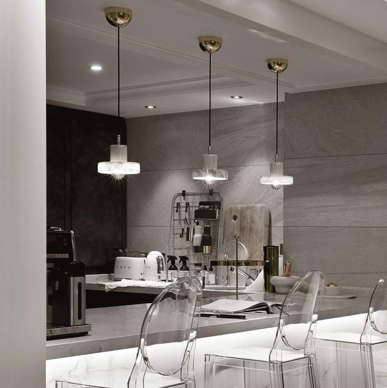 Подвесной Светильник Stone Pendant Green By Imperiumloft By Imperiumloft