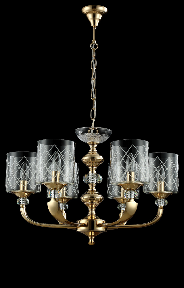 Люстра Crystal Lux GRACIA SP6 GOLD