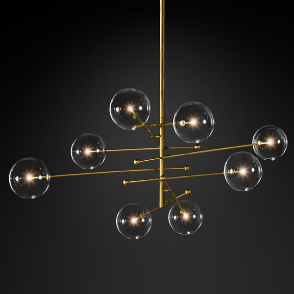 Подвесной светильник ImperiumLoft Globe Mobile 8 brass KG0835P-8 brass by ImperiumLoft