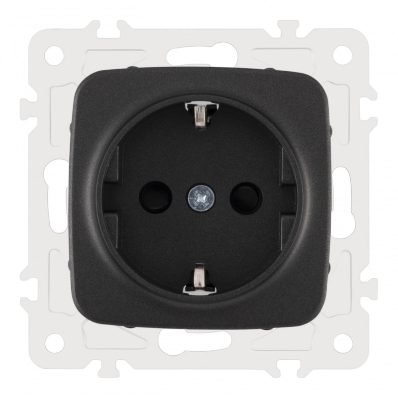 Розетка Arte Milano 205.40-1.black
