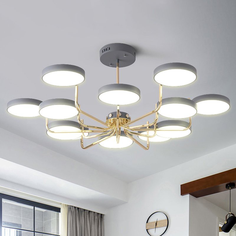 Подвесная люстра TAVIS D93 Gray by ImperiumLoft