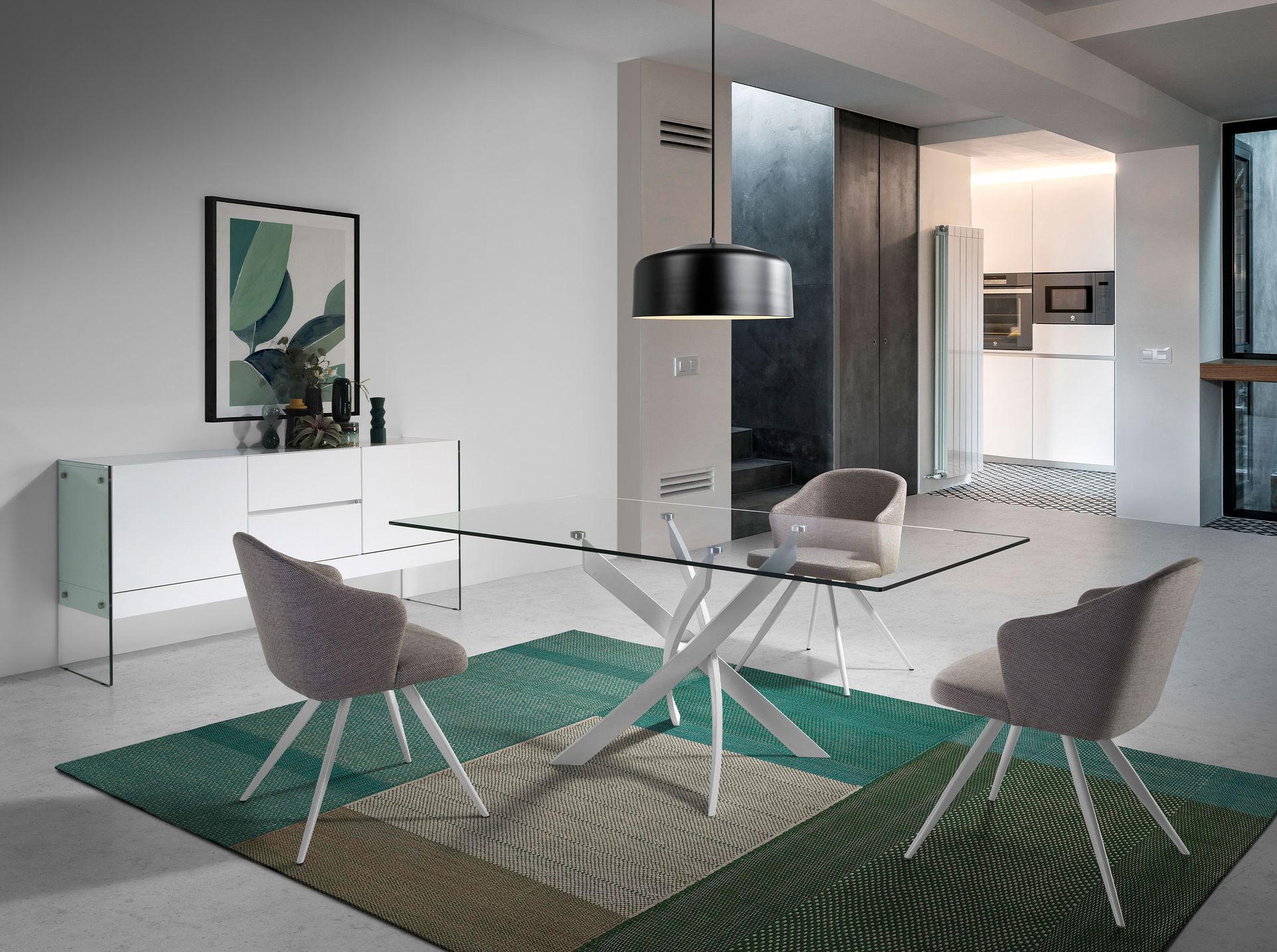 Сервант белый CP1410-E /3063 Angel Cerda