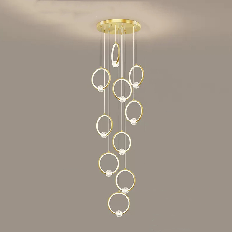 Подвесной светильник LUANA MORE L10 Brass by ImperiumLoft