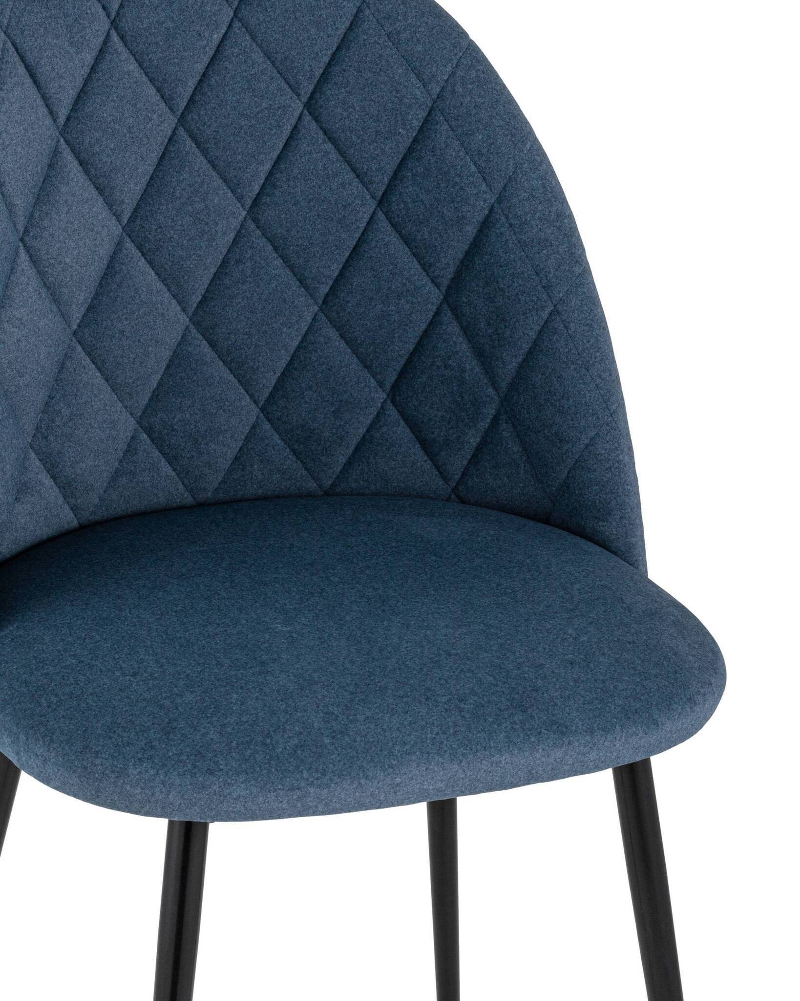 Стул Марсель микровелюр темно-синий Stool Group