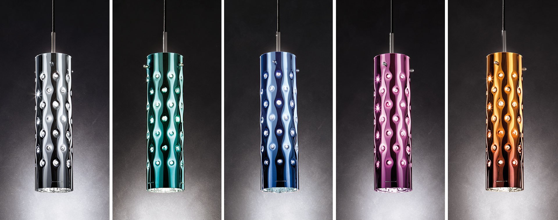 Подвесной светильник Slamp Dimple Single Silver