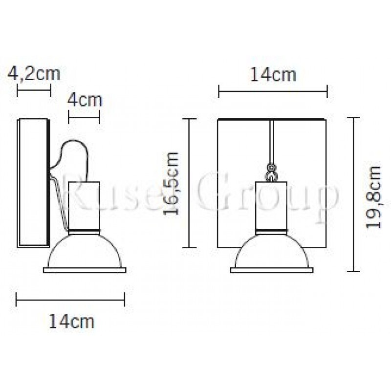 Настенно-потолочный светильник Fabbian Book D85 G05 61