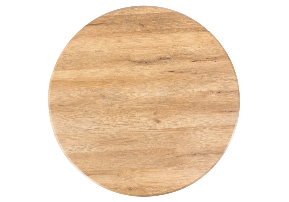 Стол деревянный Woodville Абилин 90 дуб вотан / черный матовый 507213